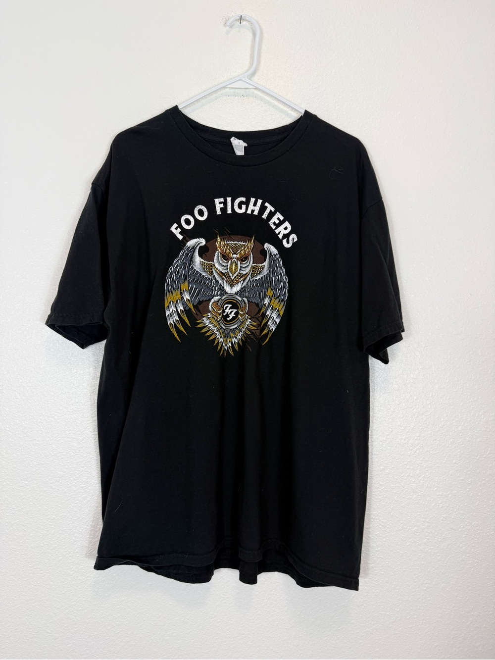Foo Fighters Owl Alternative Grunge Rock Music Band T-shirt Black